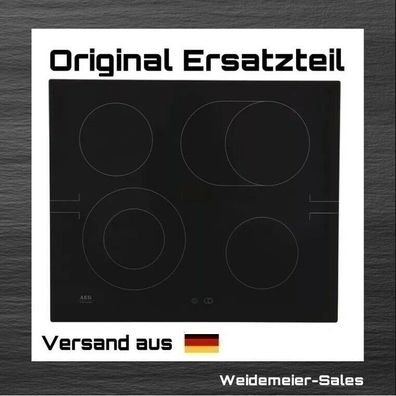 Original AEG Glaskeramik für Ceranfeld Glasplatte 3870015116 S. Beschreibung
