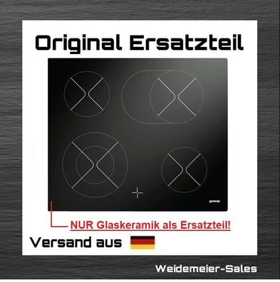 Original Gorenje Glaskeramik Glas für ECD 620 BSC ASC Kochfeld 298011