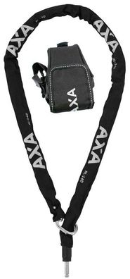 Axa RLC 140 Einsteckkette inkl. Outdoortasche 140cm schwarz