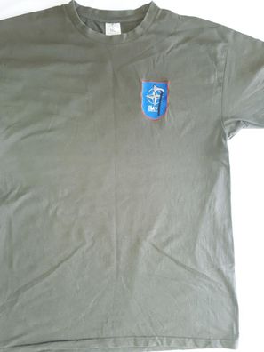 T-Shirt oliv NATO Abzeichen IMM Gr. XXL