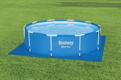 Bestway 58001 Bodenplane für Pools bis &Oslash; 3,05 m - Schutz Plane Aufstellpool