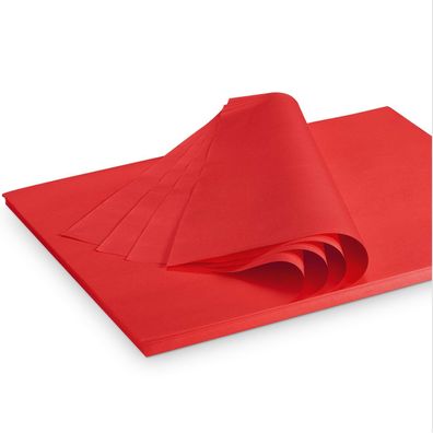 Seidenpapier „rot“ 35g/ qm 500x375mm 2 Kg/ ca.300 Blatt red tissue paper