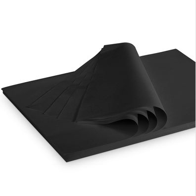 Seidenpapier „schwarz“ 35g/ qm 500x375mm 2 Kg/ ca.300 Blatt schwarz tissue paper