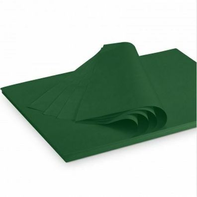 Seidenpapier „dunkelgrün“ 35g/ qm 500x375mm 2 Kg/ ca.300 Blatt