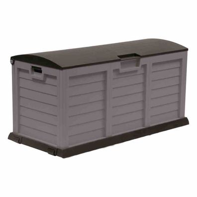 Kissenbox Jumbo XXL silber/ schwarz Kunststoff