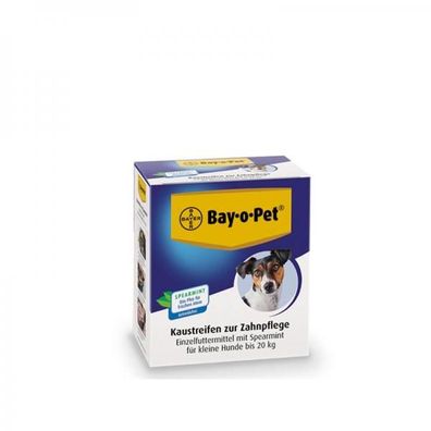 Bay-o-Pet Zahnpflege Kaustreifen Spearmint kleiner Hund 140g