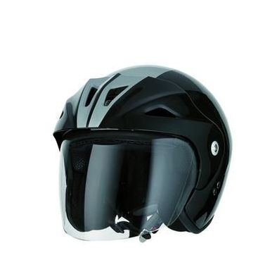 Helm Speeds Sportive schwarz - silber glänzend Größe: XS