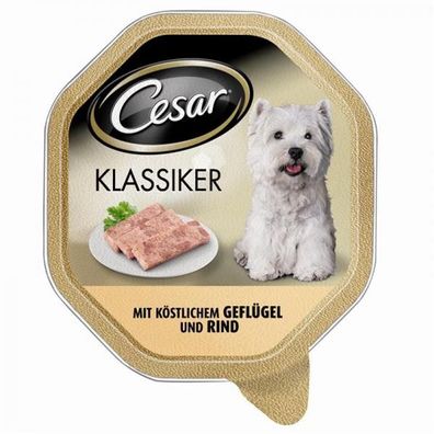 Cesar Schale Klassiker mit köstlichem Geflügel & Rind 150g (Menge: 14 je B...