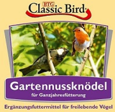 Classic Bird Garten Nussknödel 6 Stück auf Tablett (Menge: 16 je Bestellei...