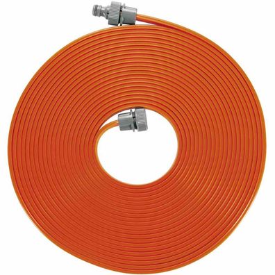 Schlauchregner 7,5m orange mit Armaturen