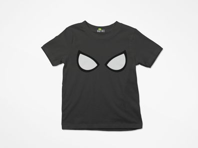 Bio Baumwolle Kinder T-Shirt Spiderman Augen Spider Man Eyes Spinnenmann Marvel