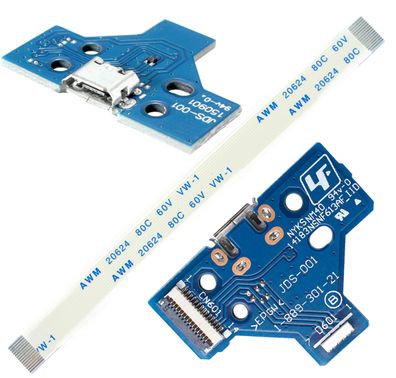 USB Ladeanschluss Ladebuchse für SONY PS4 Kabel 12 Pin USB Platine Board JDS-001
