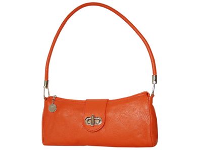Damentasche Ledertasche Handtasche Farbe Orange aus echtem Leder