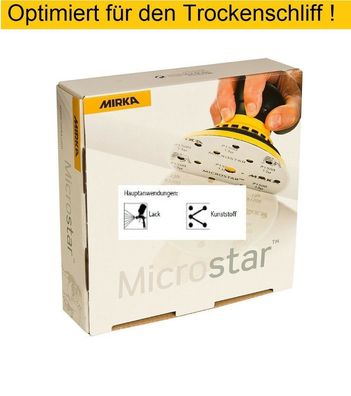 Mirka Q.Silver Klettscheiben 150 mm 15-fach gelocht Körnung wählbar 