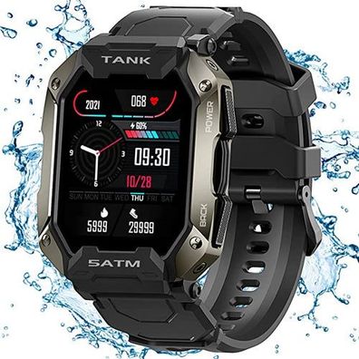 KOSPET TANK M1 - Neue Premium Outdoor Smart Watch, black