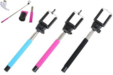 Universal Selfie Sticks versch Farben Handyhalter Bluetooth Selfie Foto Teleskop