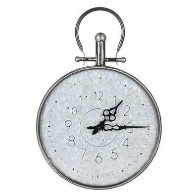 Retro Wanduhr 31,5cm Taschenuhr Design Küchenuhr Wohnzimmeruhr Baduhr Quartz Uhr