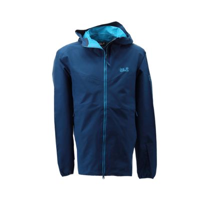 Jack Wolfskin Colourburst Texapore Outdoor Trekking Hardshell Jacke Herren blau