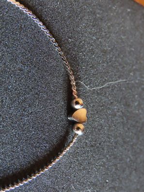 Modeschmuck feines Armband mit kleinem Herzen ca. 23 cm