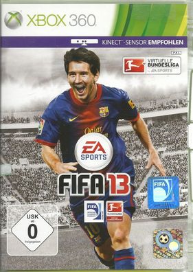 FIFA 13 (Microsoft Xbox 360, 2012, DVD-Box) sehr guter Zustand