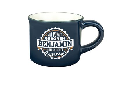 Persönliche Espressotasse Mokkatasse - Benjamin