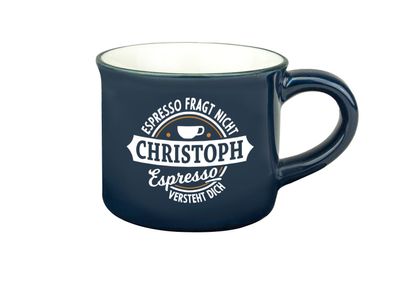 Persönliche Espressotasse Mokkatasse - Christoph