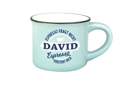 Persönliche Espressotasse Mokkatasse - David