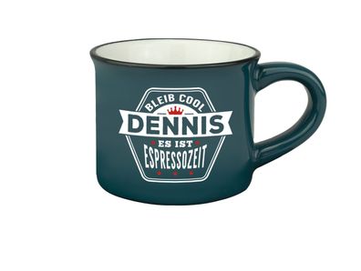 Persönliche Espressotasse Mokkatasse Dennis