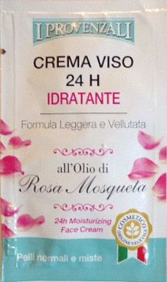 I Provenzali Crema Viso 24 H Idratante Rosa Mosqueta Face Cream 5ml Reisegröße