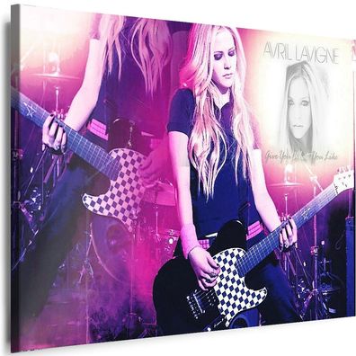 Bilder Avril L Musik Rock Sängerin Leinwandbilder Top