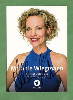 Melanie Wiegmann (Sturm der Liebe) - persönlich signiert