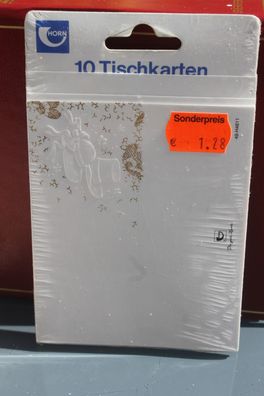 Tischkarten; 10 Stück; Hochzeit, Hüte