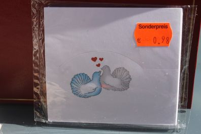 Tischkarten; 10 Stück; Hochzeit; Tauben