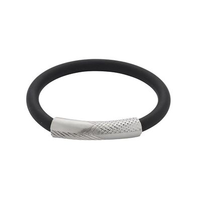 Energetix Herren- Armband mit Magnetverschluss 3926-1 Größe L, schwarz, Magnetschmuck