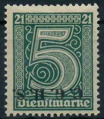 Oberschlesien DIENST Nr 1IV ungebraucht X4B9342