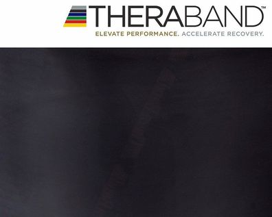 Thera-Band® 2,0m Schwarz Besonders Schwer Gymnastikband Theraband