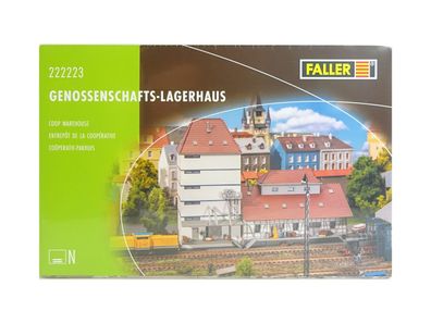 Modellbau Bausatz Genossenschafts-Lagerhaus, Faller N 222223 neu