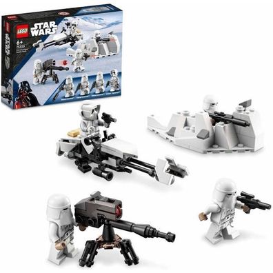 LEGO 75320 Star Wars Snowtrooper Battle Pack, Sammlerset mit 4 Minifiguren, Blas