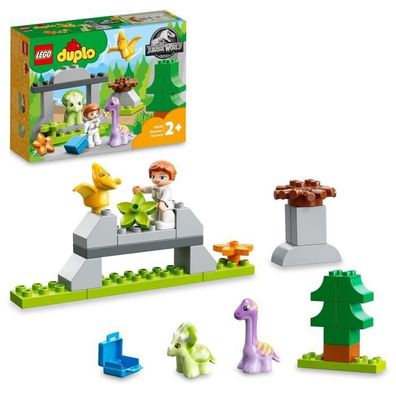 LEGO 10938 DUPLO Dinosaurier-Kinderspielzeug mit Minifiguren für Kinder ab 2 Jah