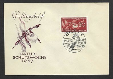 FDC DDR Naturschutzwoche 1957 Michel 563