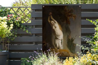 Gartenposter - 90x120 cm - Andromeda - Rembrandt van Rijn (Gr. 90x120 cm)