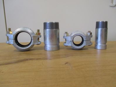 Victaulic Kupplung und Stutzen für Grundfos Pumpe CRN 42,2 Clamp Schelle S15/159