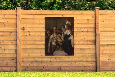 Gartenposter - 90x120 cm - Salome empfängt das Haupt von Johannes dem Täufer - Rembra