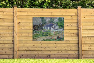 Gartenposter - 120x90 cm - Haus in Auvers - Vincent van Gogh (Gr. 120x90 cm)