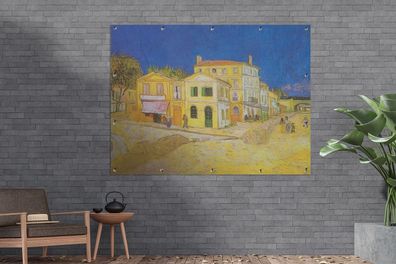 Gartenposter - 160x120 cm - Das gelbe Haus - Vincent van Gogh (Gr. 160x120 cm)