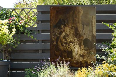 Gartenposter - 90x120 cm - Ecce Homo - Rembrandt van Rijn (Gr. 90x120 cm)