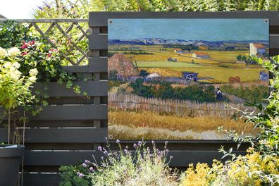 Gartenposter - 120x90 cm - Die Ernte - Vincent van Gogh (Gr. 120x90 cm)