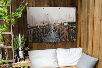 Gartenposter - 120x90 cm - New York - Skyline - Manhattan (Gr. 120x90 cm)
