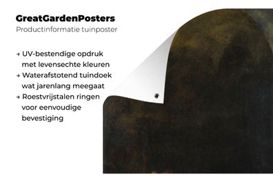 Gartenposter - 90x120 cm - Badende Diana, überrascht von einem Satyr - Rembrandt van