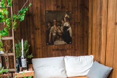 Gartenposter - 60x80 cm - Salome empfängt das Haupt von Johannes dem Täufer - Rembran